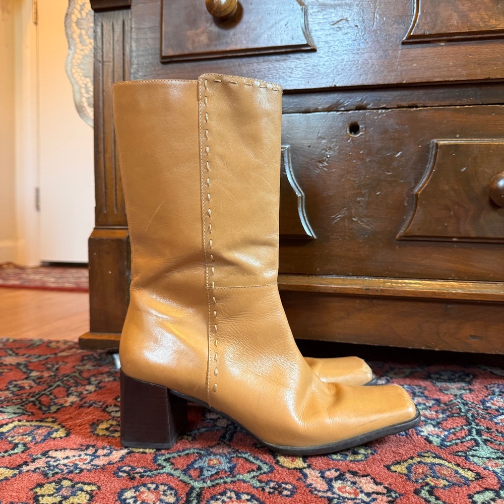 Y2K Leather Boots